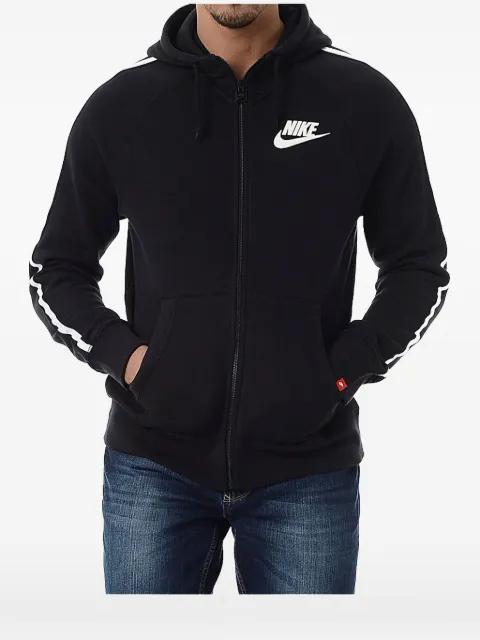 logo-print full-zip hoodie by NIKE