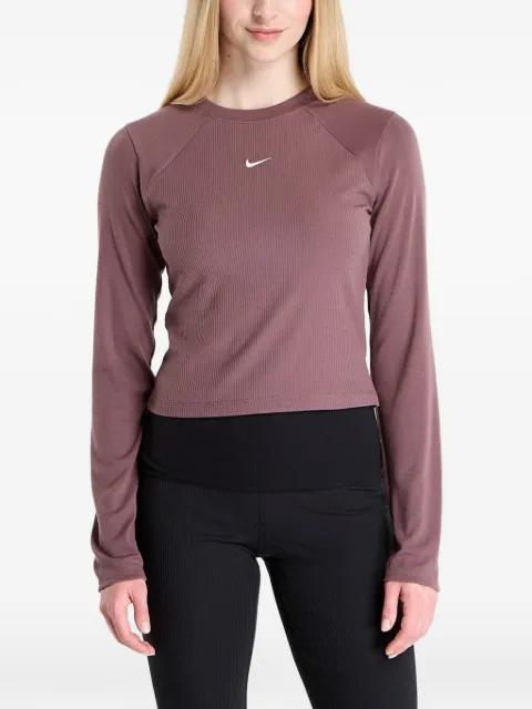 long-sleeve ribbed top by NIKE