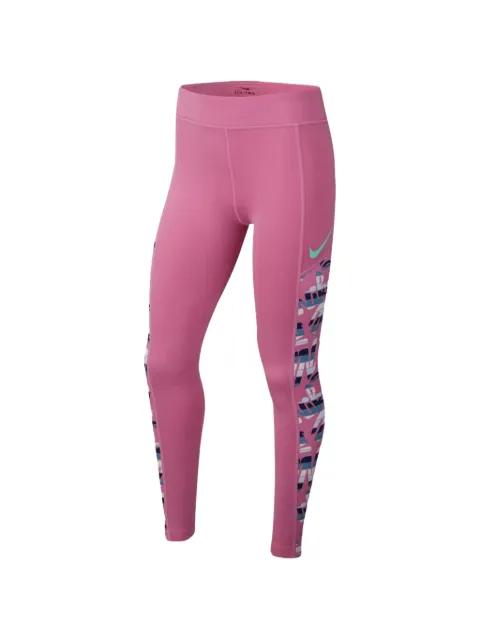 patterned training tights by NIKE
