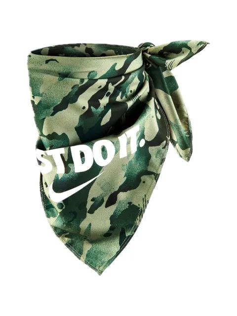 printed-spiral bandana scarf by NIKE
