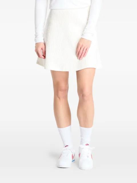 ribbed-knit mini skirt by NIKE