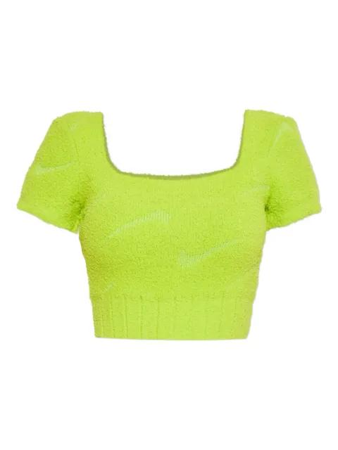 square-neck short-sleeved top by NIKE