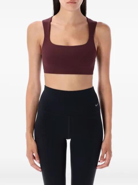 square-neckline active top by NIKE