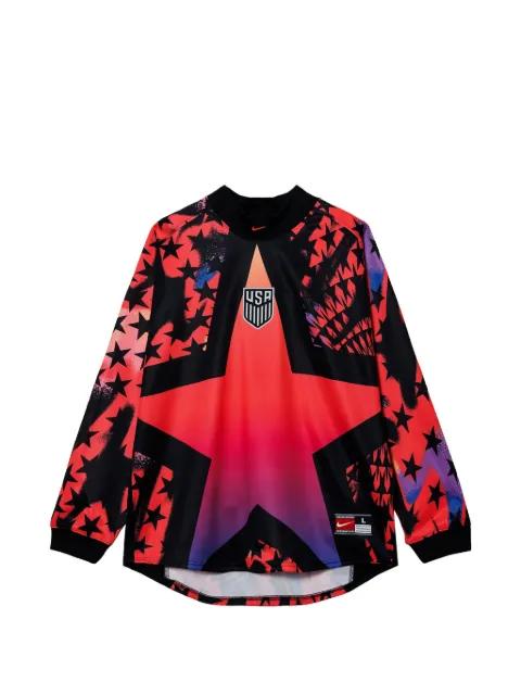 star-print football T-shirt by NIKE