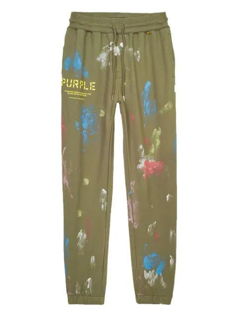 stencil-paint track pants by NIKE