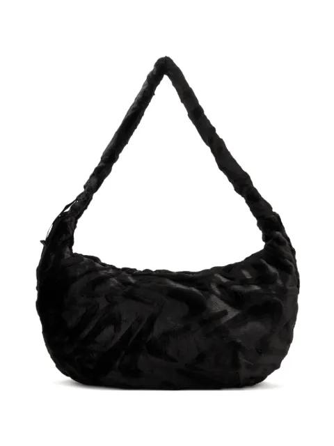 textured zip shoulder bag by NIKE