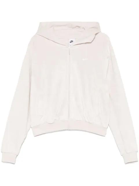 velour full-zip hoodie by NIKE
