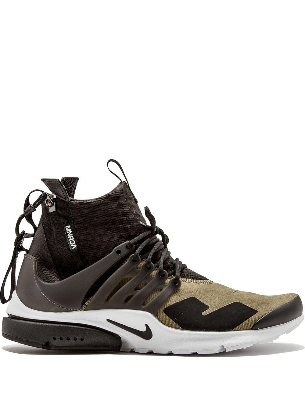 x Acronym Air Presto Mid "Medium Olive" sneakers by NIKE