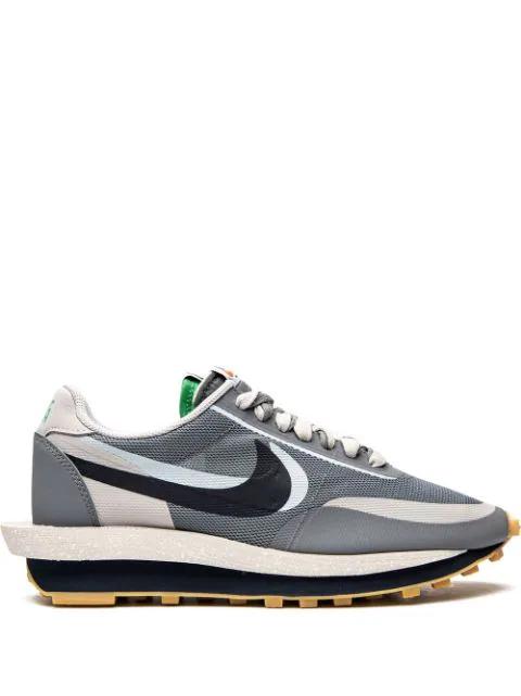 x CLOT x sacai LDWaffle "Cool Grey" sneakers by NIKE
