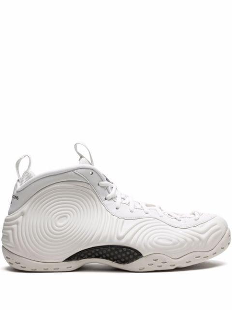 x Comme Des Garçons Air Foamposite One "White" sneakers by NIKE