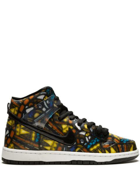 x Concepts Dunk Hi Pro SB "Stained Glass - Special Box" sneakers by NIKE