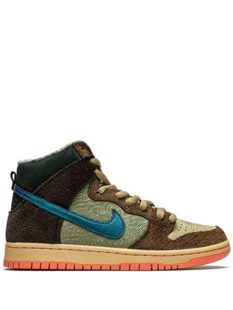 x Concepts SB Dunk High "Turdunken - Special Packaging" sneakers by NIKE