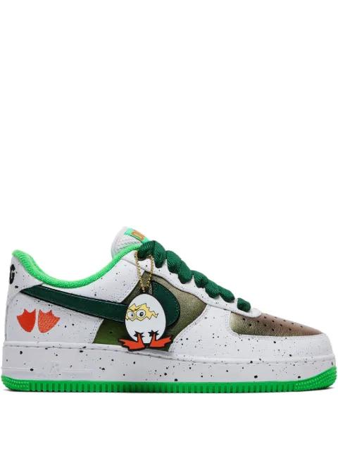 x GOAT Division St. Air Force 1 Low Ducks of a Feather “Egg or Duck” sneakers by NIKE