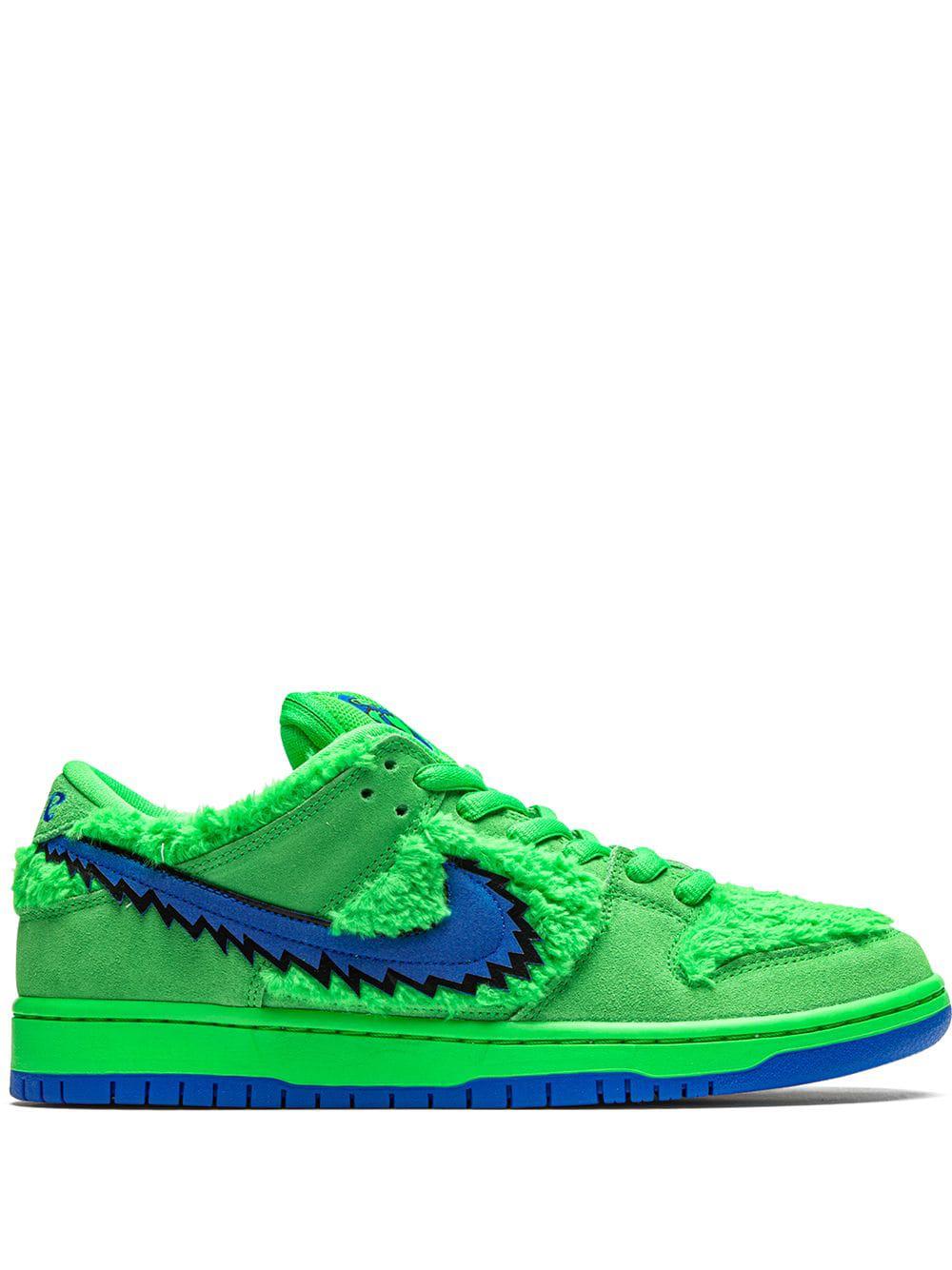 x Grateful Dead SB Dunk Low "Green Bear" sneakers by NIKE