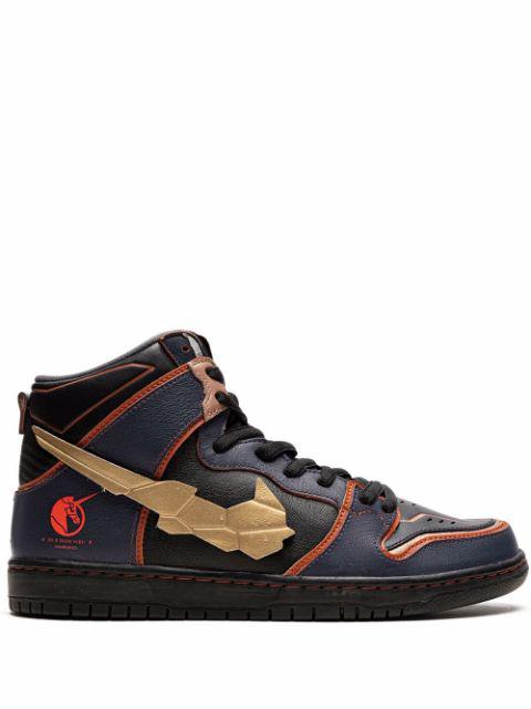 x Gundam SB Dunk High Pro QS "Banshee" sneakers by NIKE