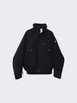 x Jacquemus 2-in-1 Jacket Black and Light Orewood Brown by NIKE