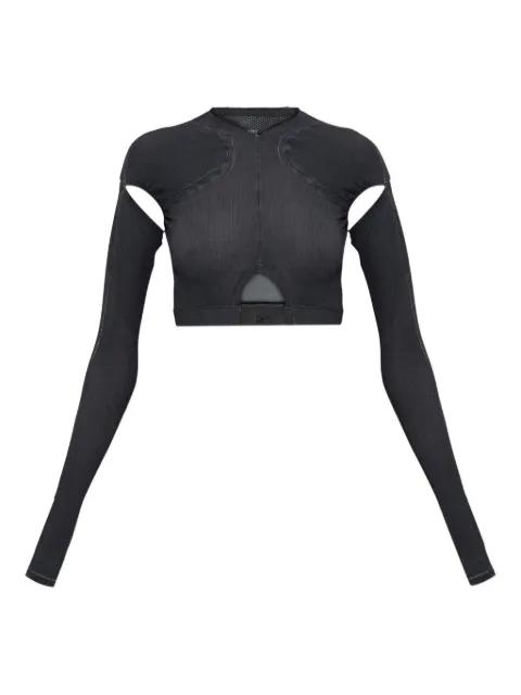 x KNWLS cut-out long-sleeve top by NIKE