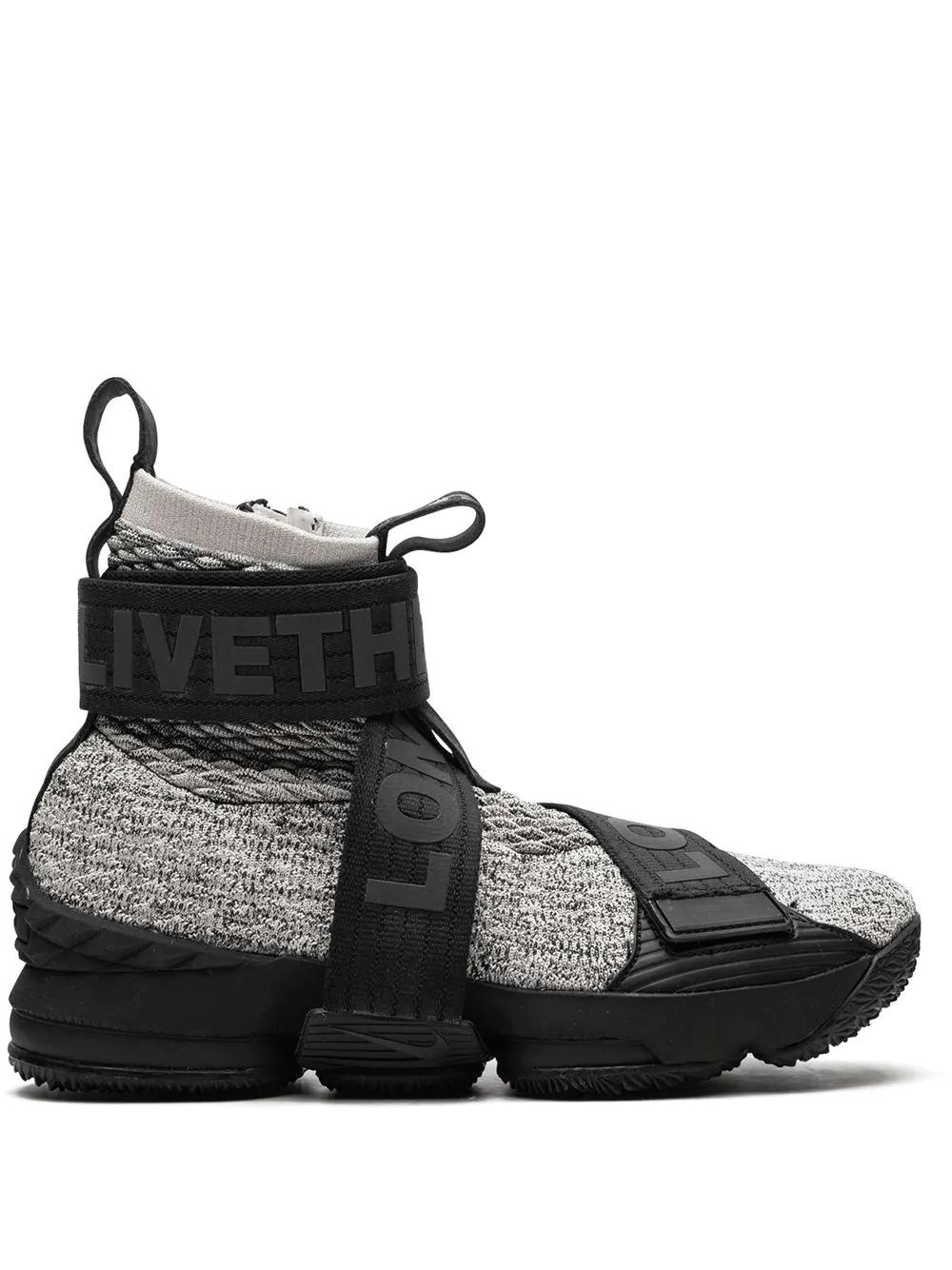 x Kith LeBron 15 Lifestyle "Concrete" sneakers by NIKE