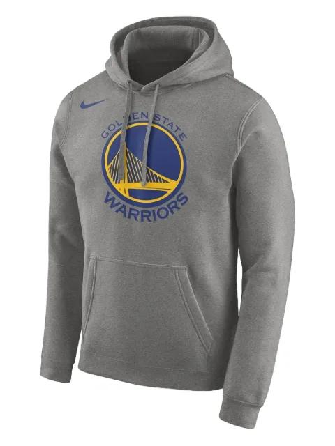 x NBA Golden State Warriors logo-detail hoodie by NIKE
