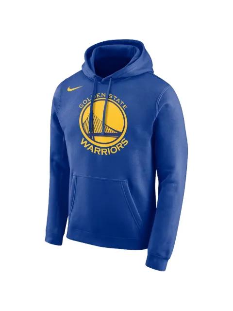 x NBA Golden State Warriors logo-detail hoodie by NIKE