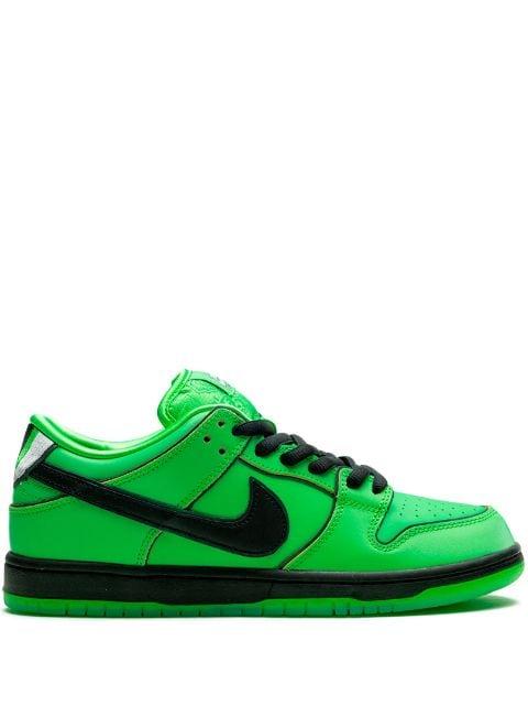 x Powerpuff Girls SB Dunk "Buttercup" sneakers by NIKE