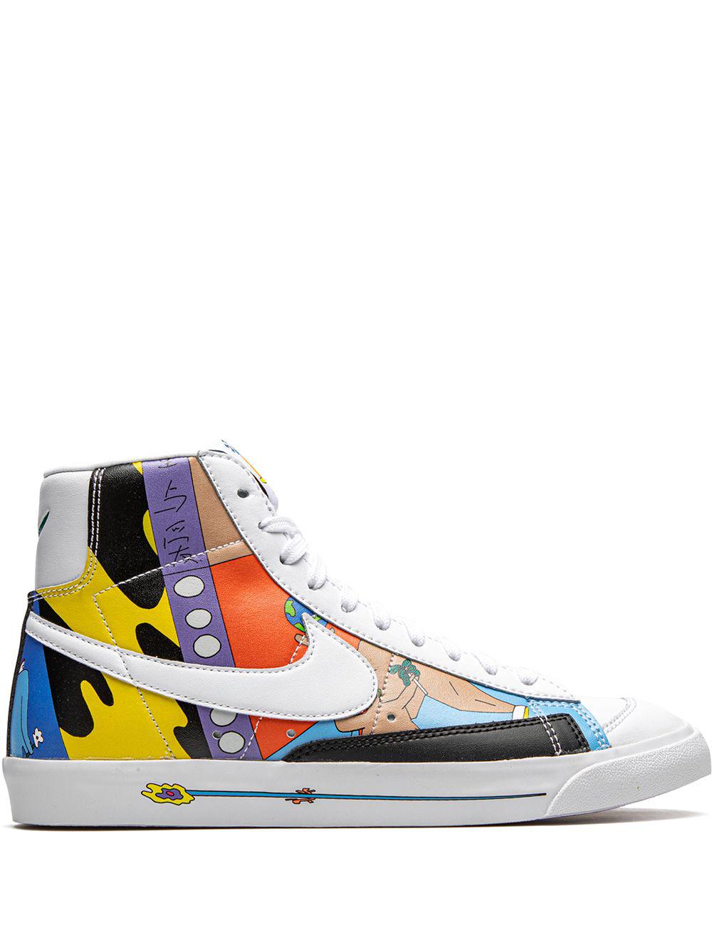 x Ruohan Wang Blazer Mid '77 Flyleather QS sneakers by NIKE