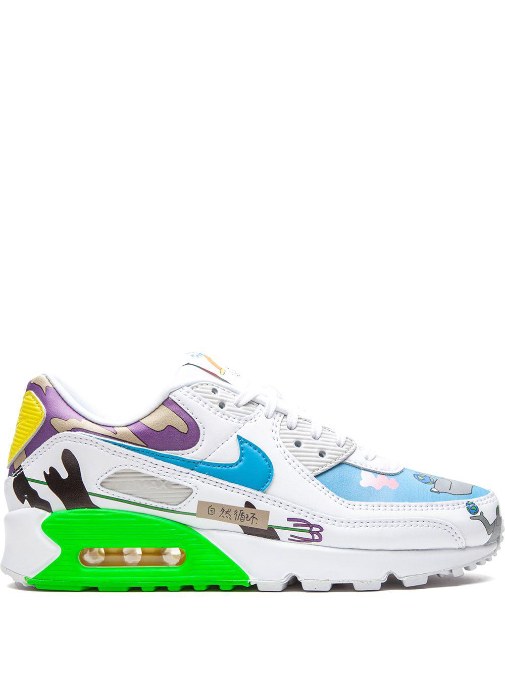 x Ruohan Wang Flyleather Air Max 90 QS sneakers by NIKE