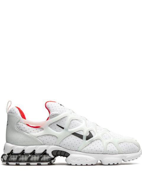 x Stussy Air Zoom Spiridon Kukini "Habanero Red" sneakers by NIKE