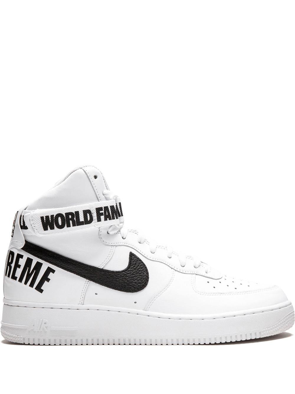 x Supreme Air Force 1 High SP "White" sneakers by NIKE
