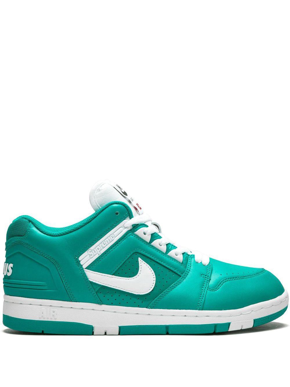x Supreme SB AF2 Low "Teal" sneakers by NIKE