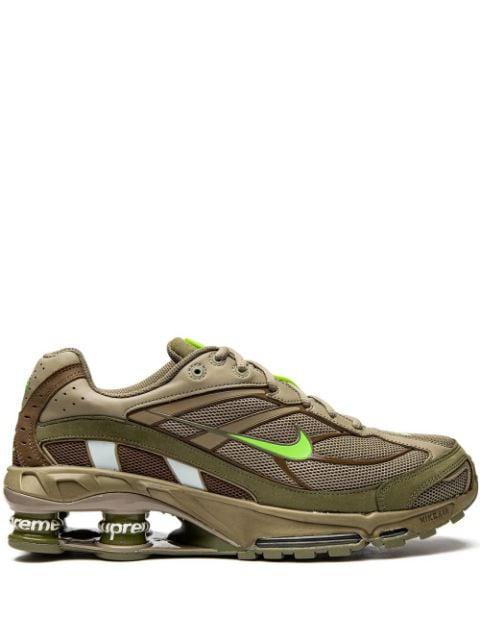 x Supreme Shox Ride 2 SP "Green" sneakers by NIKE