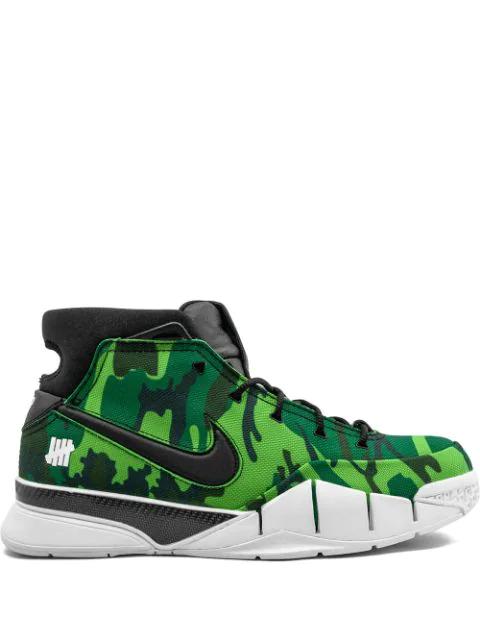 x Undefeated Kobe 1 Protro PE "Green Camo" sneakers by NIKE