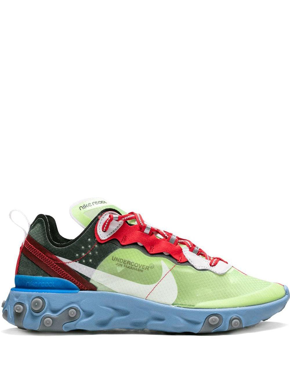 x Undercover React Element 87 "Volt" sneakers by NIKE