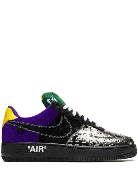 x Virgil Abloh x Louis Vuitton Air Force 1 Low "Purple Dusk/Metallic Silver" sneakers by NIKE