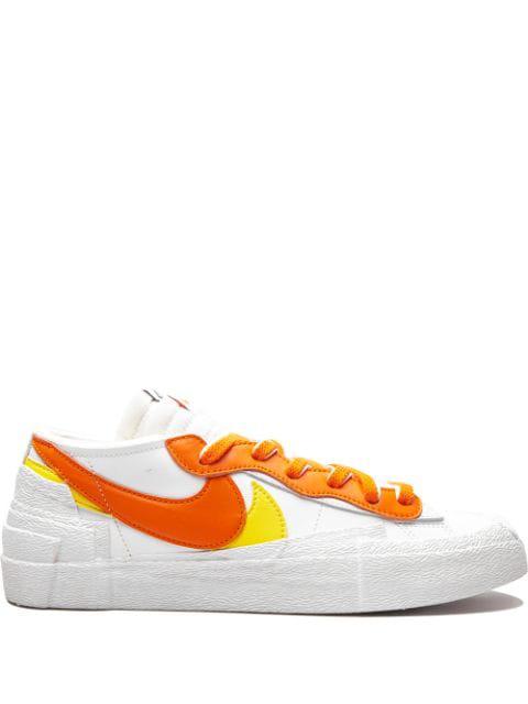 x sacai Blazer Low "Magma Orange" sneakers by NIKE