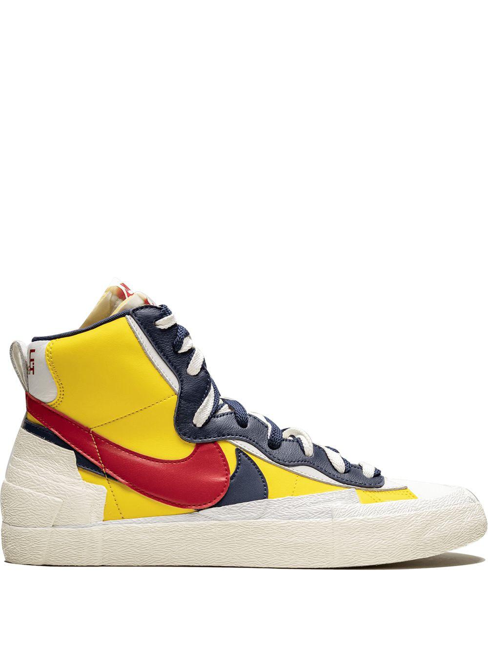 x sacai Blazer Mid "Varsity Maize" sneakers by NIKE
