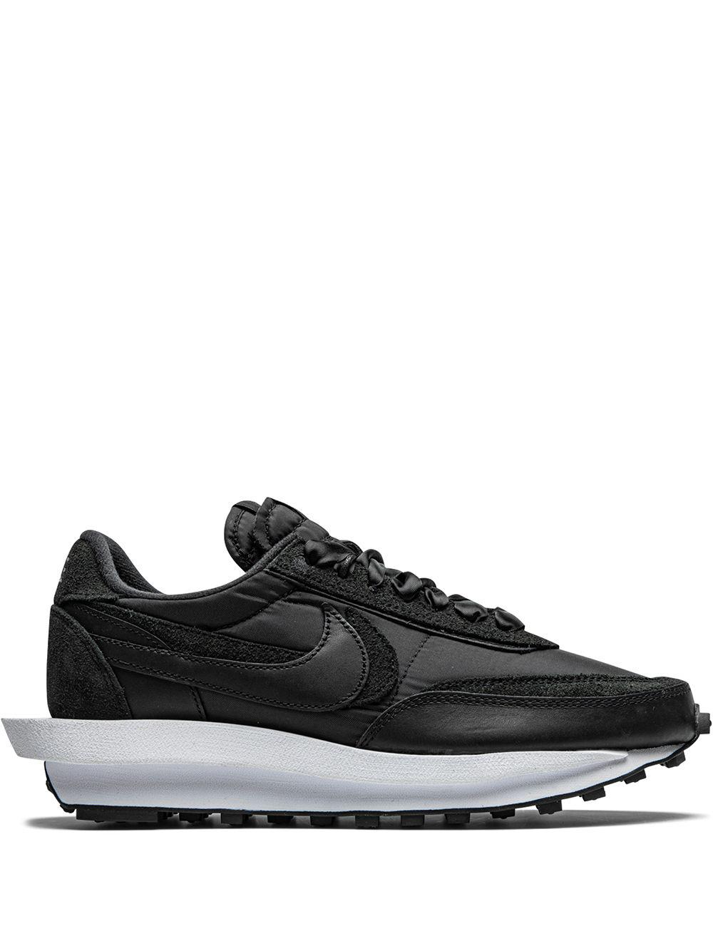 x sacai LDWaffle "Black Nylon" sneakers by NIKE