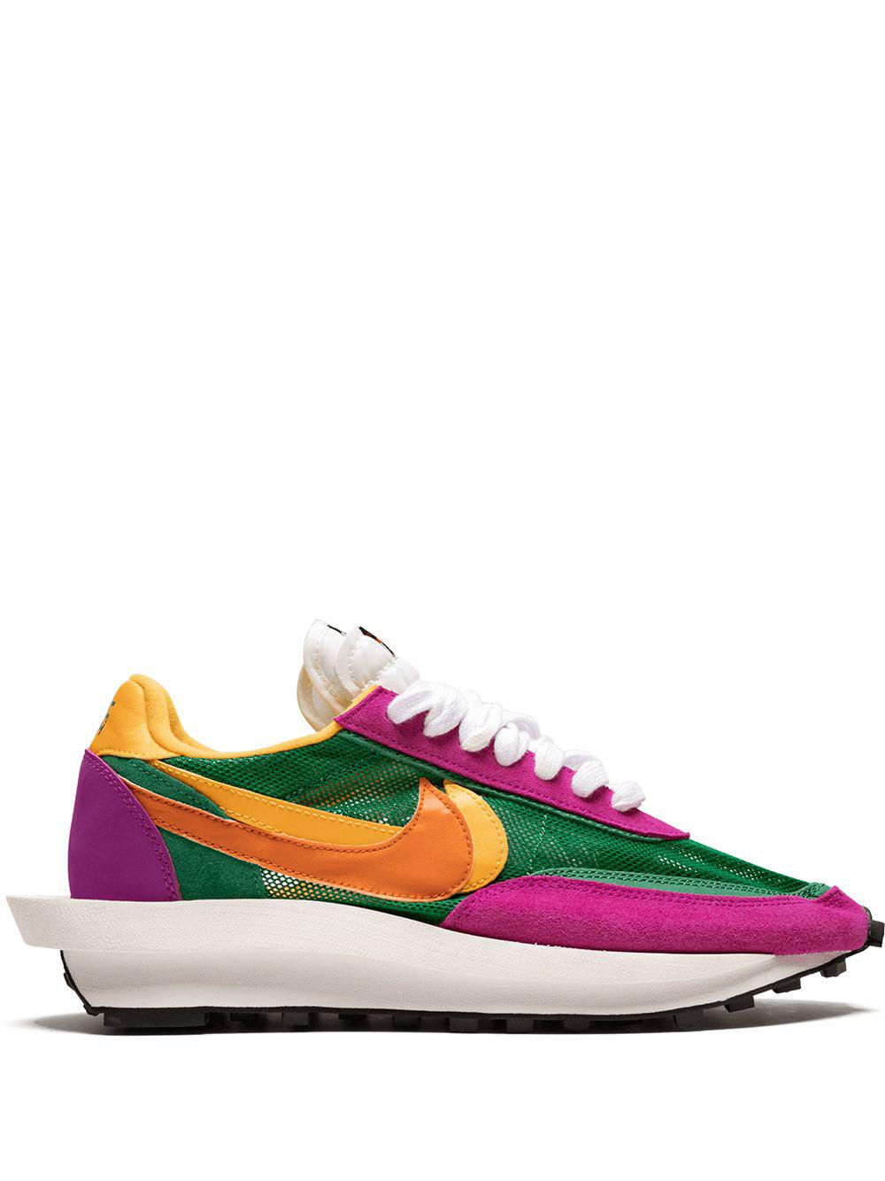x sacai LDWaffle "Pine Green" sneakers by NIKE
