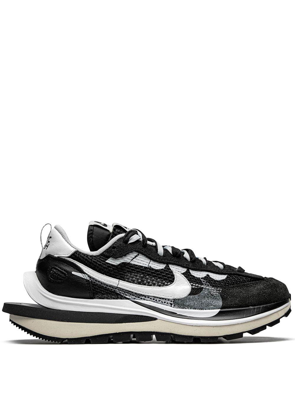 x sacai VaporWaffle "Black White" sneakers by NIKE