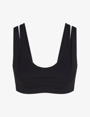 Matte Double-Strap Scoop Sports Bra by NIKESKIMS
