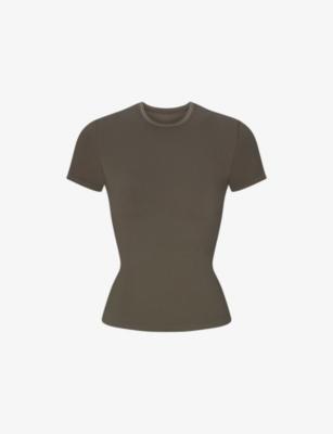 Ribbed Seamless Baby Tee Jersey T-Shirt by NIKESKIMS