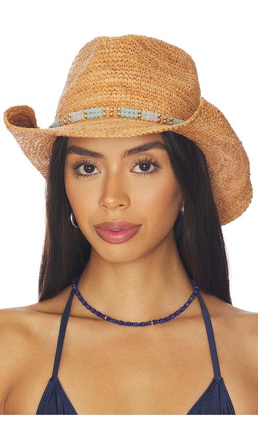 Nikki Beach Allison Cowboy Hat in Tan by NIKKI BEACH
