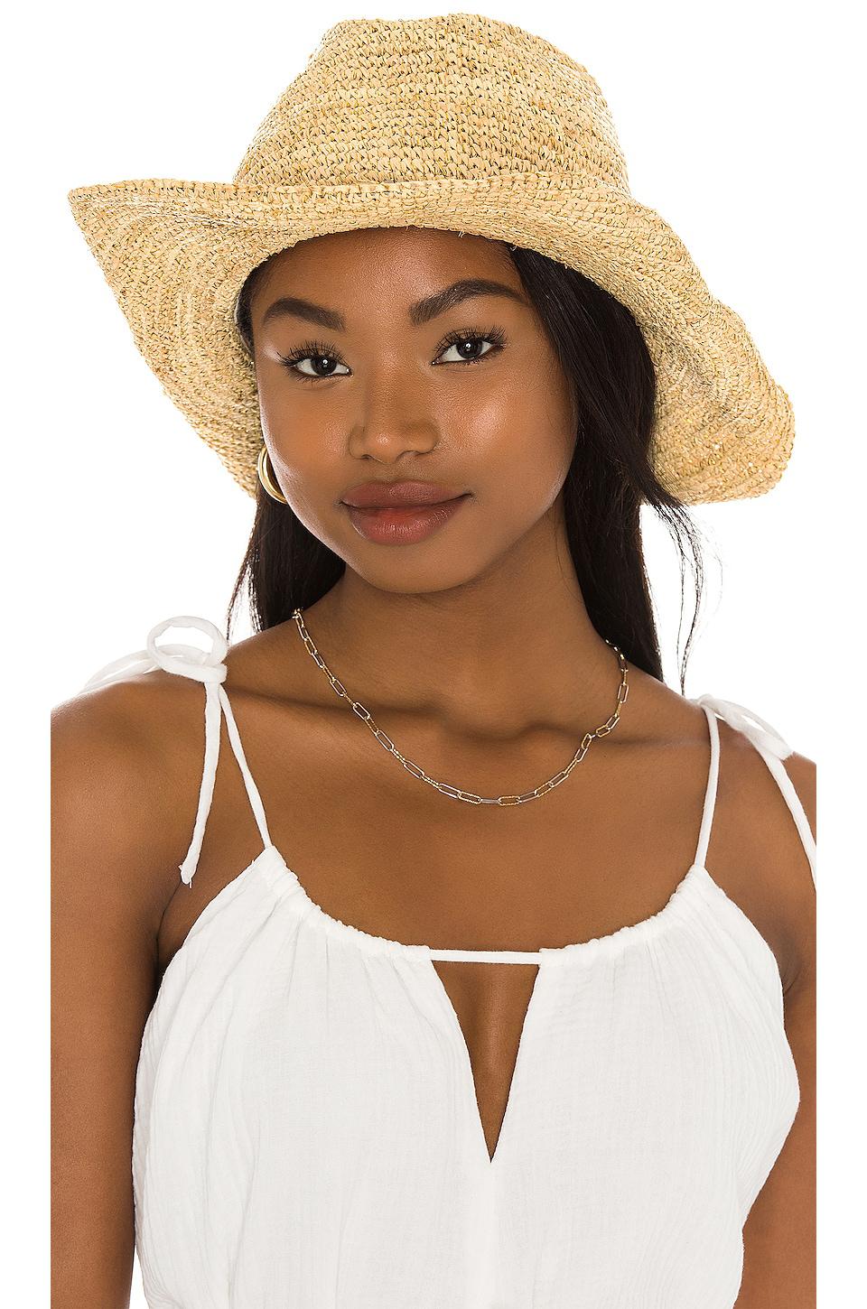 Nikki Beach Chrysta Hat in Neutral by NIKKI BEACH