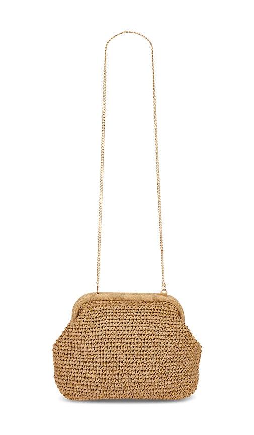 Nikki Beach Karla Clutch in Tan by NIKKI BEACH