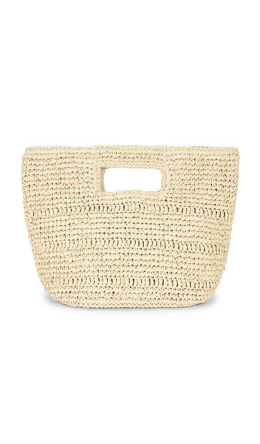 Nikki Beach Malaga Top Handle Bag in Beige by NIKKI BEACH