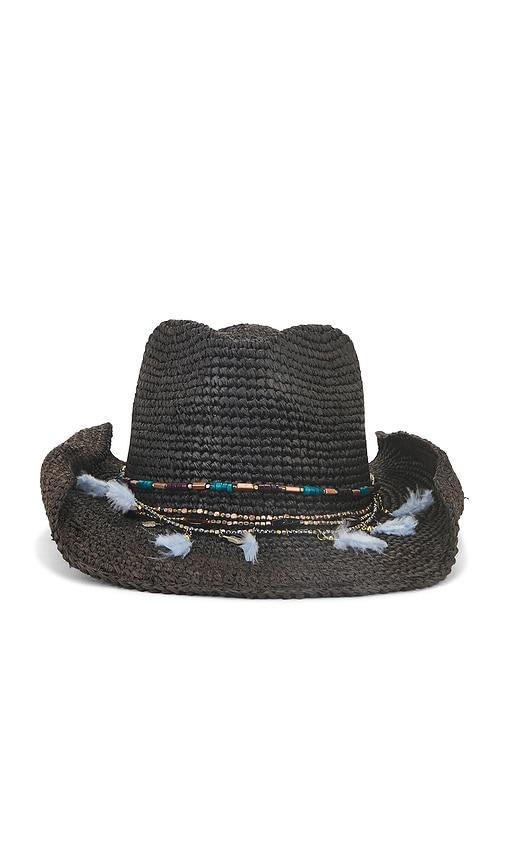 Nikki Beach Morgan Cowboy Hat in Black by NIKKI BEACH