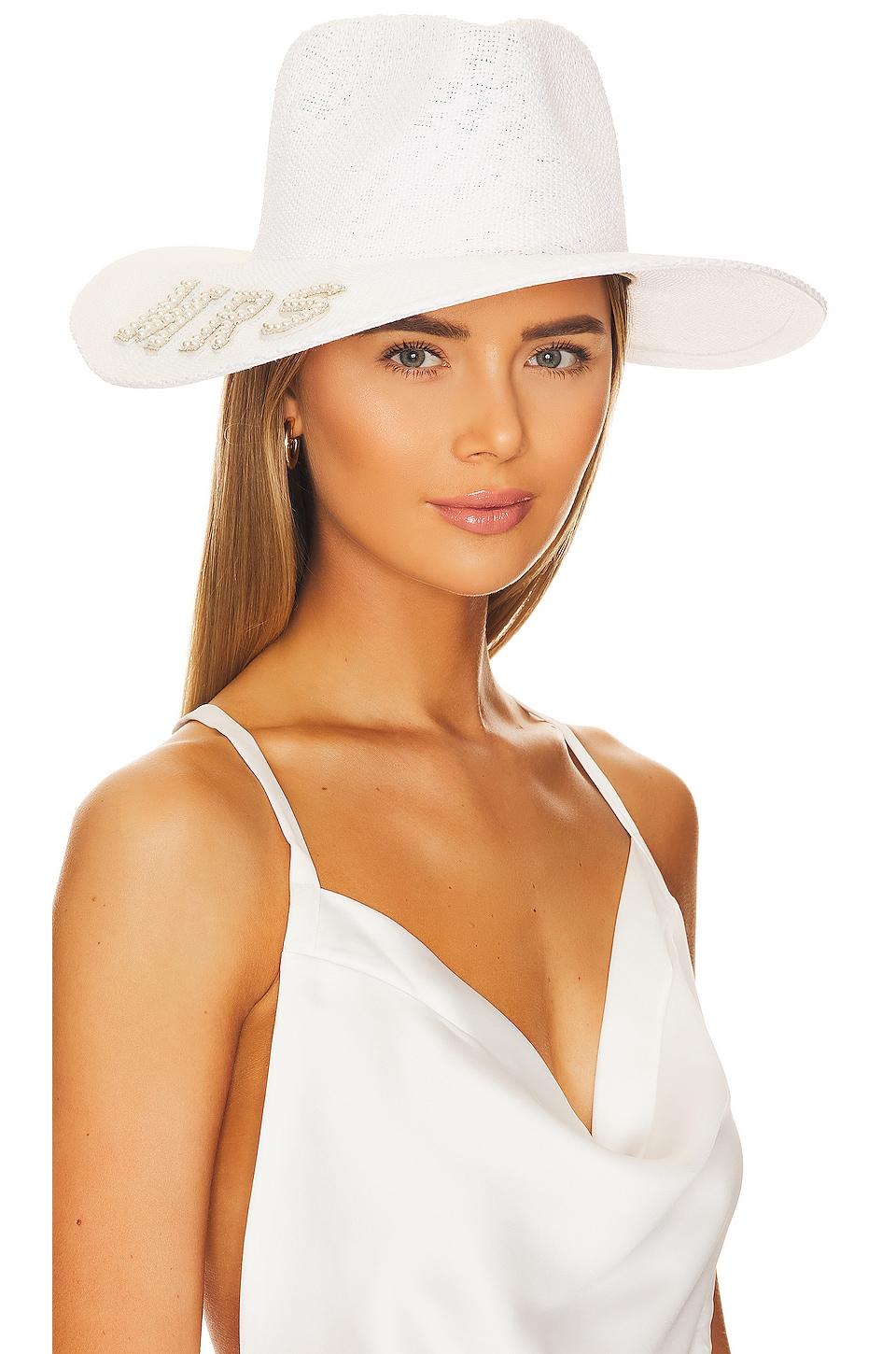 Nikki Beach Mrs Hat in White by NIKKI BEACH