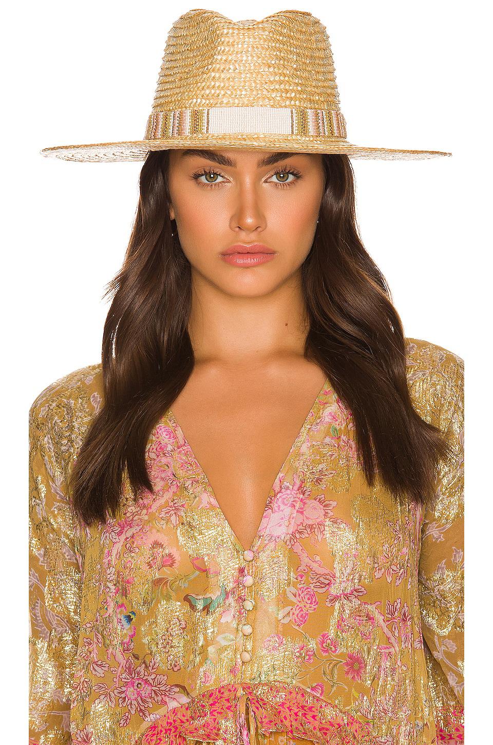 Nikki Beach Tulum Hat in Neutral by NIKKI BEACH