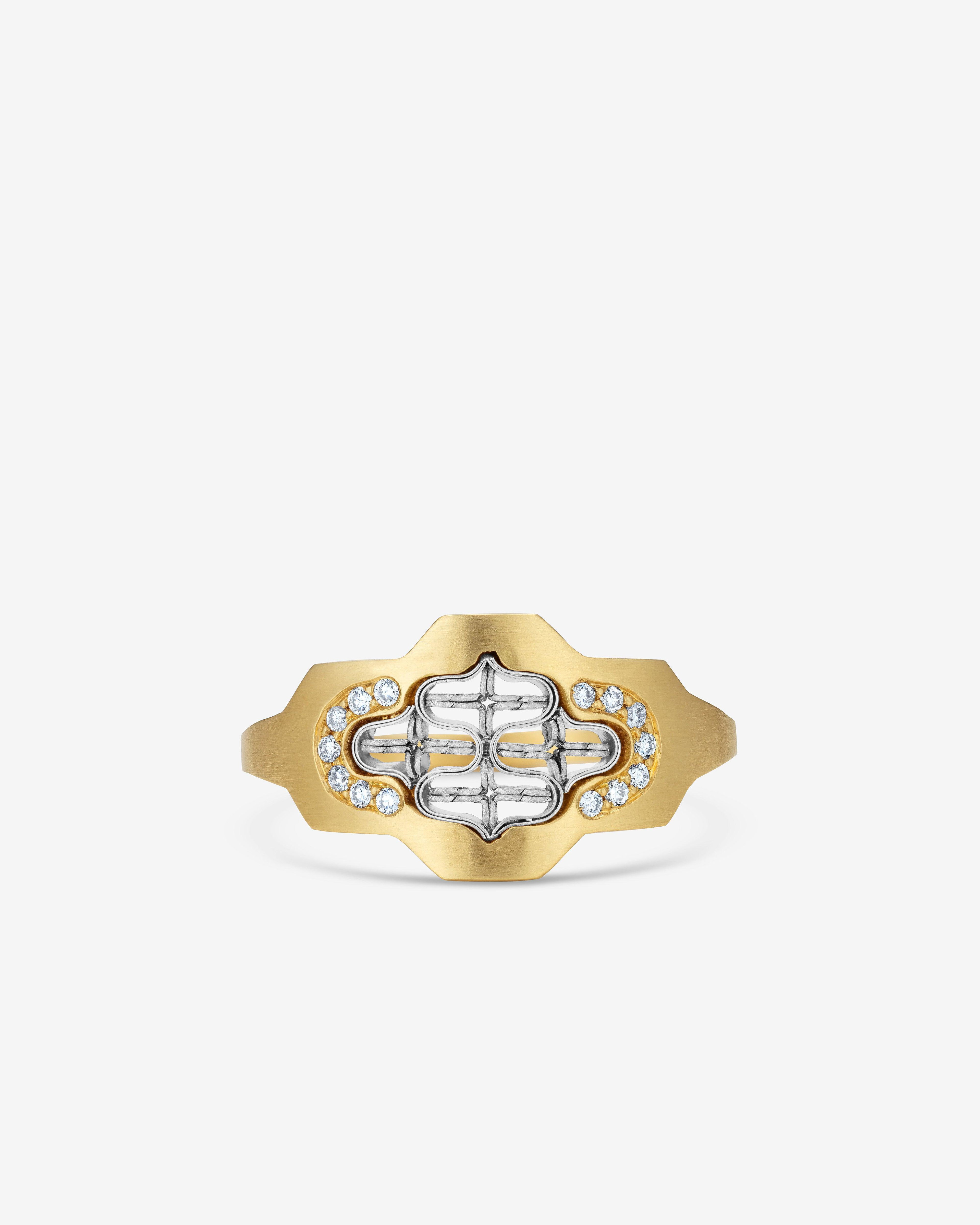 Nikolle Radi  - Small Tune Ring -  (Yellow Gold) by NIKOLLE RADI