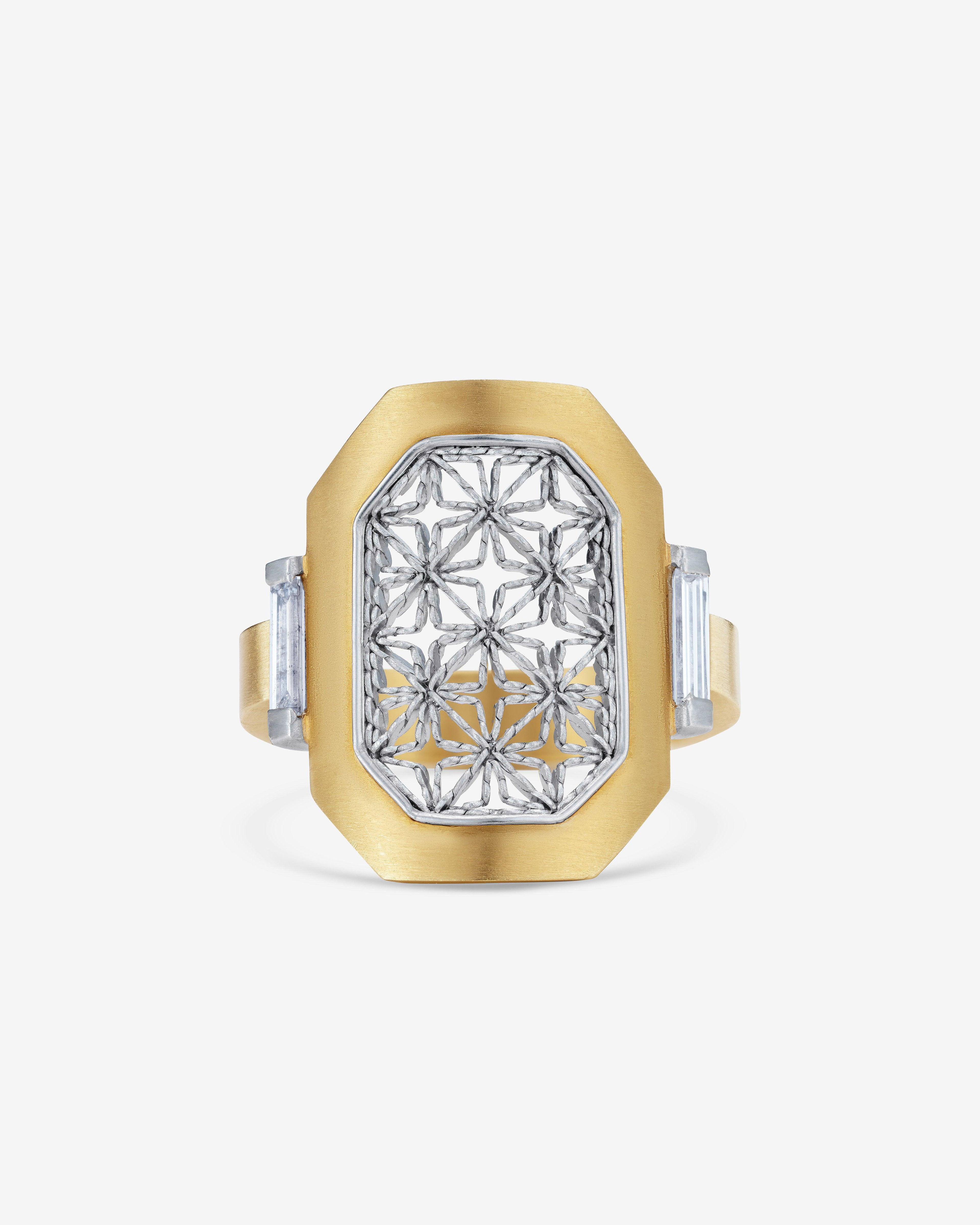 Nikolle Radi - Tessellation Ring -  (Yellow Gold) by NIKOLLE RADI